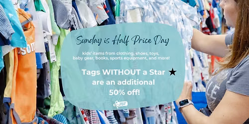 Just Between Friends Fall and Winter Sale - Sunday\/Half Price Day