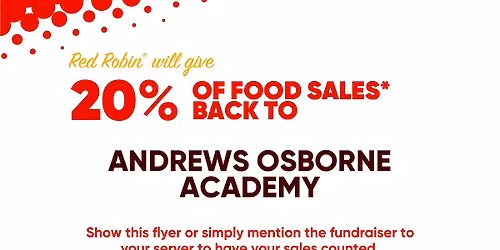 Andrews Osborne Academy | Red Robin Fundraiser