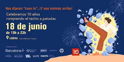 Lean In Barcelona: 10 a\u00f1os y una fiesta para celebrarlo