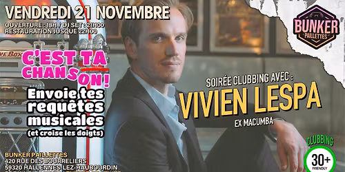 \ud83e\udea9 SOIR\u00c9E CLUBBING AVEC : VIVIEN LESPA \ud83e\udea9