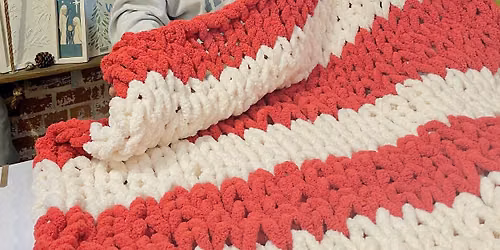 Christmas In July Chunky Knit Blanket Workshop