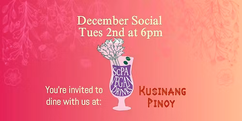 Vegan Drinks December Social 