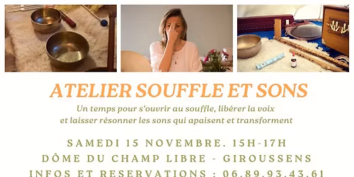Atelier souffle & sons - Voyage \u00e9nerg\u00e9tique et vibratoire