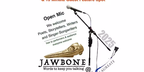 Jawbone @ The Poet Laureate -Performance Poetry \/ Spoken Word Open Mic