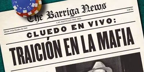 Cluedo en vivo: traici\u00f3n en la mafia en Madrid