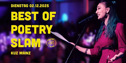 Best of Poetry Slam | KUZ Kulturzentrum | Mainz