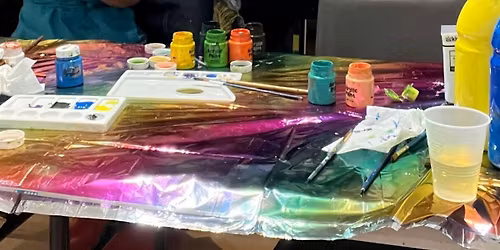 Beginners art class. Paint and Sip. Things to do in LA. Fun.