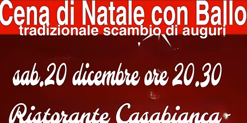 CENA DI NATALE (con ballo) 2025