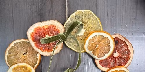 Dried Citrus Decoration Workshop at the Dallas Farmers Market 