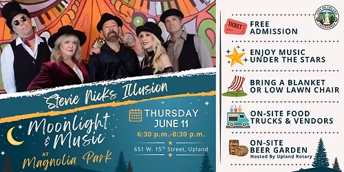 City Of Upland Moonlight & Music At Magnolia Park: Stevie Nicks Illusion