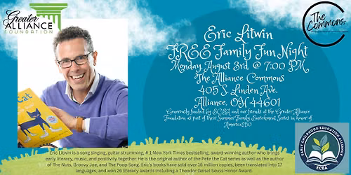Pete the Cat Author, Eric Litwin (FREE Event)