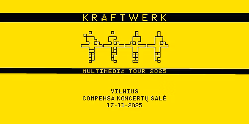 Kraftwerk - Multimedia Tour 2025 - Vilnius