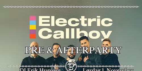 \u26a1 Electric Callboy Pre- & Afterparty p\u00e5 Luke\u2019s! \u26a1