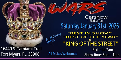 Street Wars Season Finale car show in Fort Myers Florida