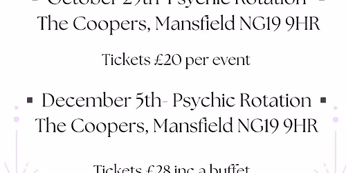 Psychic Rotation Night and buffet