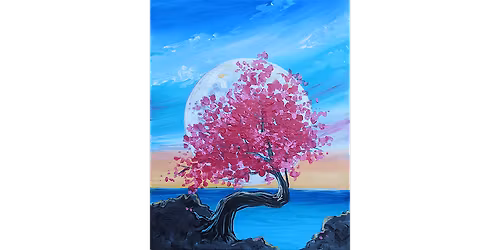 Flowering Tree on the Ocean - Paint and Sip in Phoenix | Classpop!\u2122