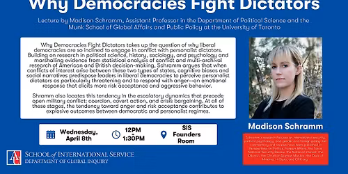 Why Democracies Fight Dictators: Lecture by Madison Schramm
