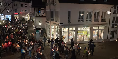 Lichterumzug in Emmendingen