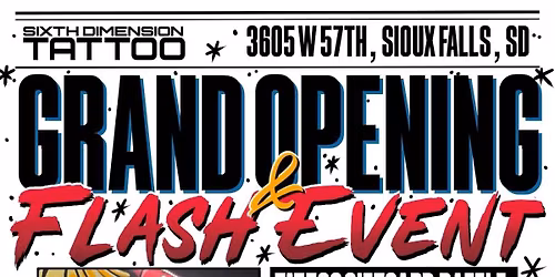 Sixth Dimension Tattoo Grand Opening