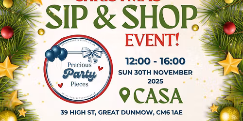 Christmas Sip & Shop