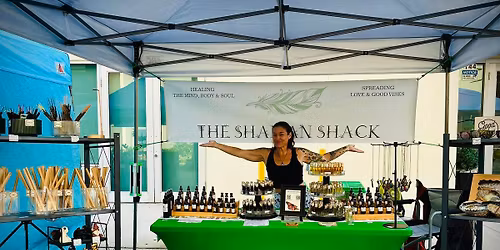 The Shaman Shack at Dunedin Saturday Market
