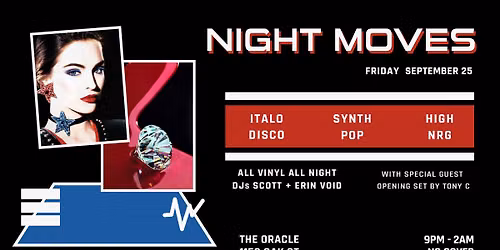 NIGHT MOVES \u25b6\ufe0f 80's Synthpop Dance Party