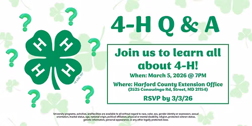 4-H Q & A