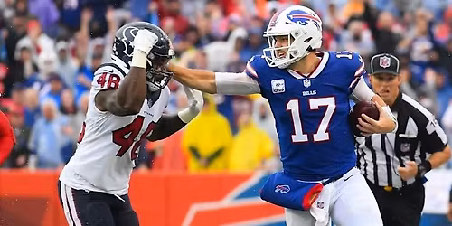 Bills vs. Texans Live on the Jumbo-tron @ Birdie\u2019s