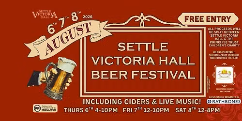 Settle Victoria Hall Beer Festival 2026