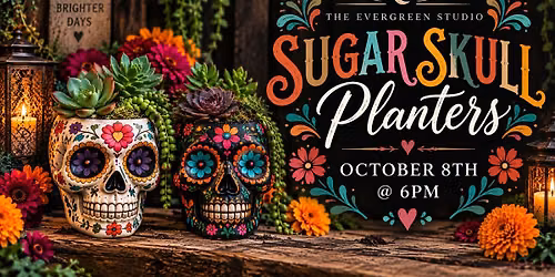 Sugar Skull Planters