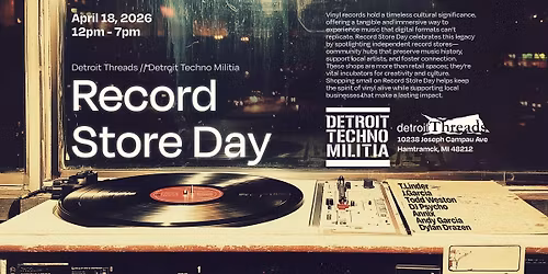 Record Store Day 2026: Detroit Threads Edition