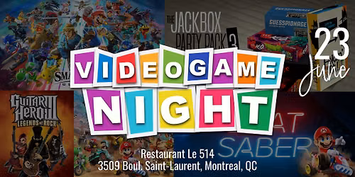 Game Night - Video Game Edition