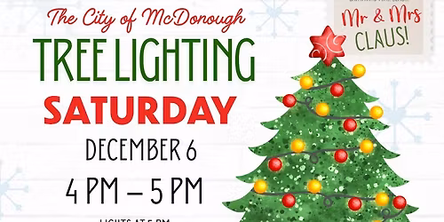 McDonough Tree Lighting & Parade Celebration