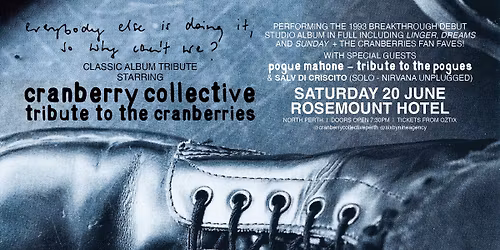 CRANBERRY COLLECTIVE - THE CRANBERRIES TRIBUTE | "Everyone Else..." Album Tribute | Rosemount Hotel