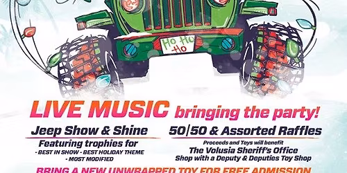 6th Annual Jeep Beach \u201cShop With A Deputy\u201d Toy Drive & Fundraiser