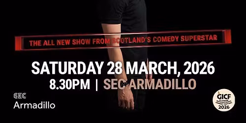 Daniel Sloss BITTER - NEW TOUR! - GLASGOW 28\/03\/26