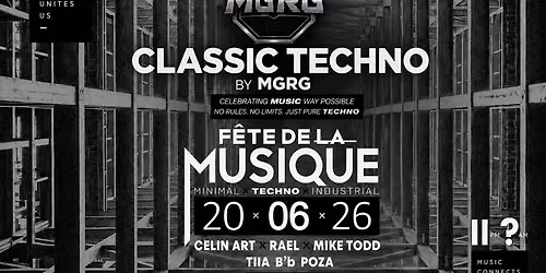 Classic techno ( f\u00eate de la musique ) by MGRG