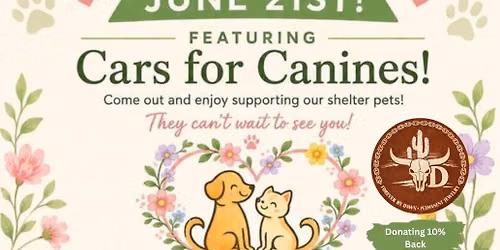 Happy Tails:  Cars for Canines Fundraiser