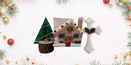 Fused Glass Christmas Ornaments