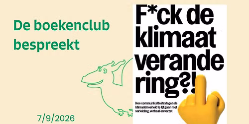 GMF-Boekenclub bespreekt: f*ck de klimaatverandering