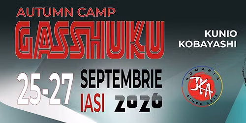 JKA Gasshuku Autumn Camp Iasi Romania
