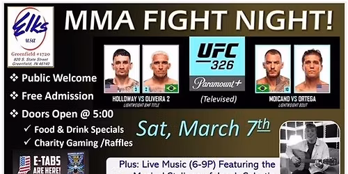 MMA Fight Night, UFC 326 Viewing Party