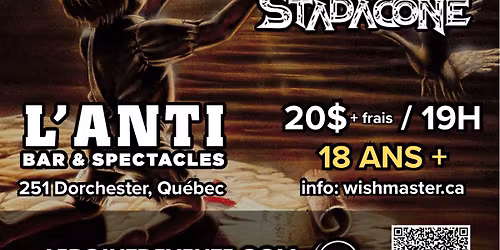 Et maintenant, place \u00e0 la musique de Nightwish avec Wishmaster!