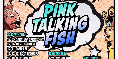 Pink Talking Fish at Boarding House Park