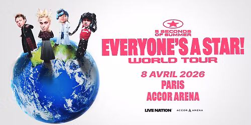 5 SECONDS OF SUMMER | Accor Arena, Paris - 8 avril 2026