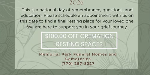 National Cremation Placement Day