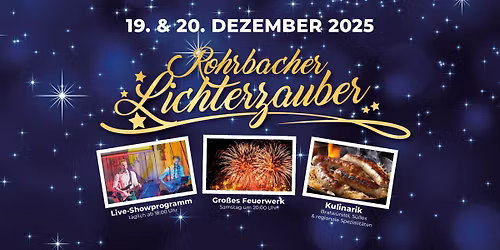 \ud83c\udf842. Rohrbacher Lichterzauber | Rohrbach\/O\u00d6\ud83c\udf84