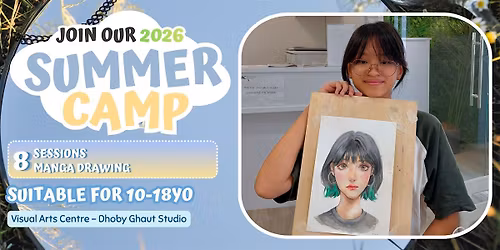 Summer Holiday Art Camp - Manga Drawing 8 Sessions (10-18YO)