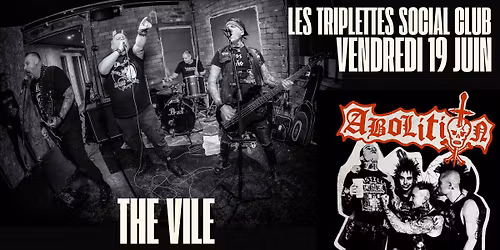 The vile et Abolition  en concert aux Triplettes Social Club 