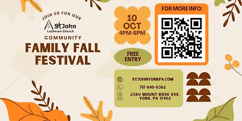 Family Fall Festival 2026 @ St. John